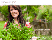 Tablet Screenshot of enzymeclinic.com